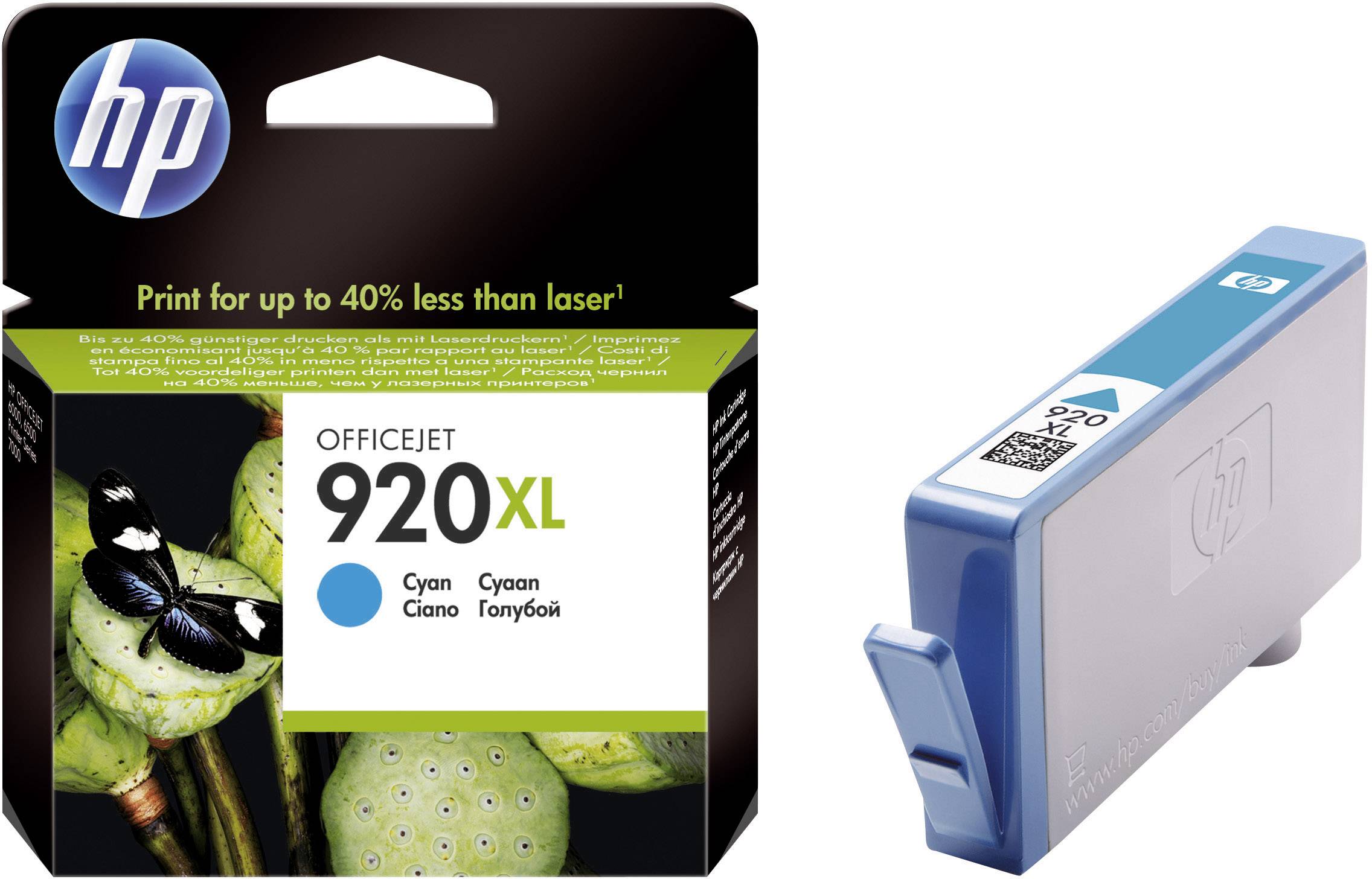 HP 920XL Cyan Tintenpatrone - CD972AE