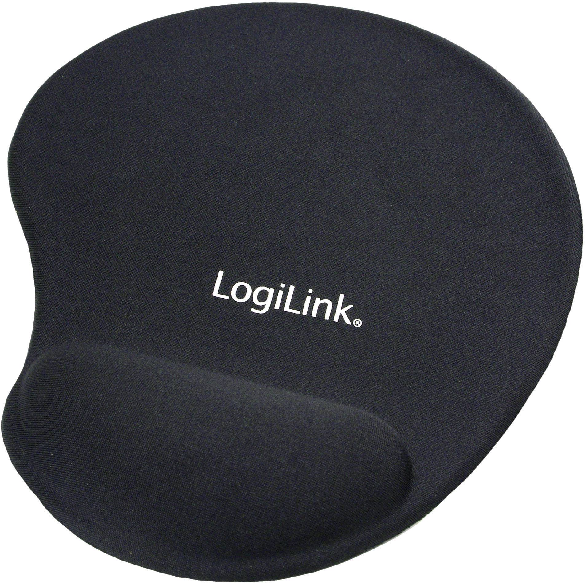 Logilink Mauspad mit Gel-Handballenauflage Silikon schwarz - ID0027