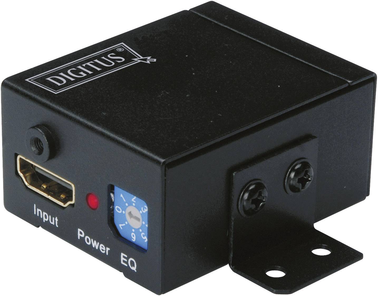 DIGITUS HDMI-Repeater m.Wandbefestigung bis 35m 225MHz schw HDMI Verteiler