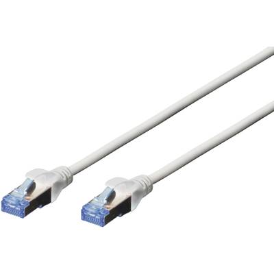 DIGITUS Patchkabel RJ45 SF/UTP Cat5e 15.00m grau Polybeutel