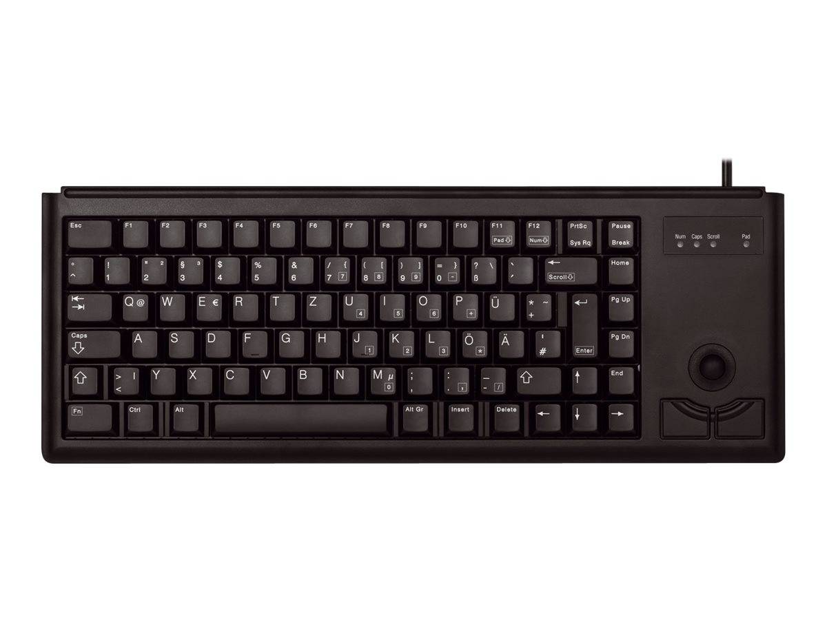 4025112062896 - Slim Line COMPACT-KEYBOARD G84-4400 - Tastatur - 83 Tasten QWERTY - Schwarz