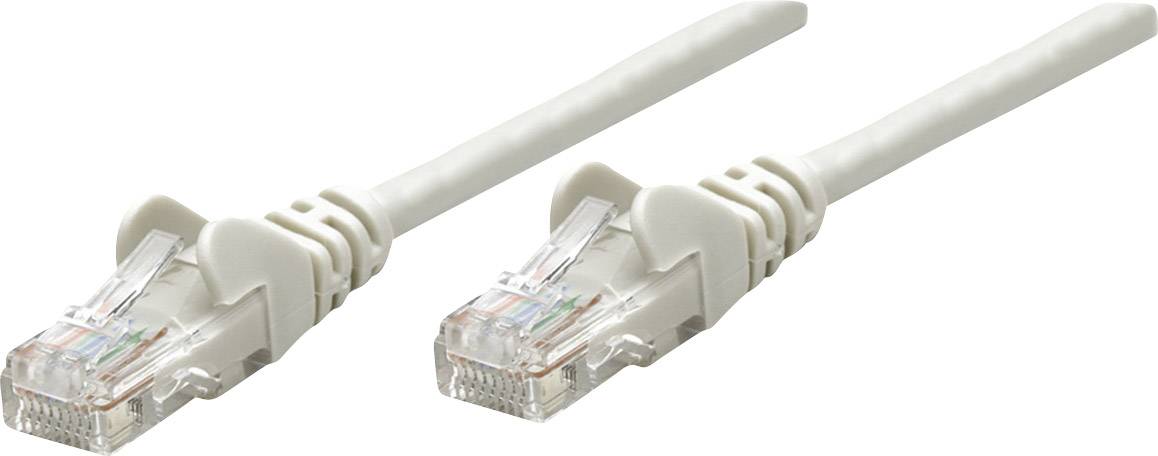 0766623319867 - INTELLINET Patchkabel RJ45 U UTP Cat5e 75m Hebelschutz grau