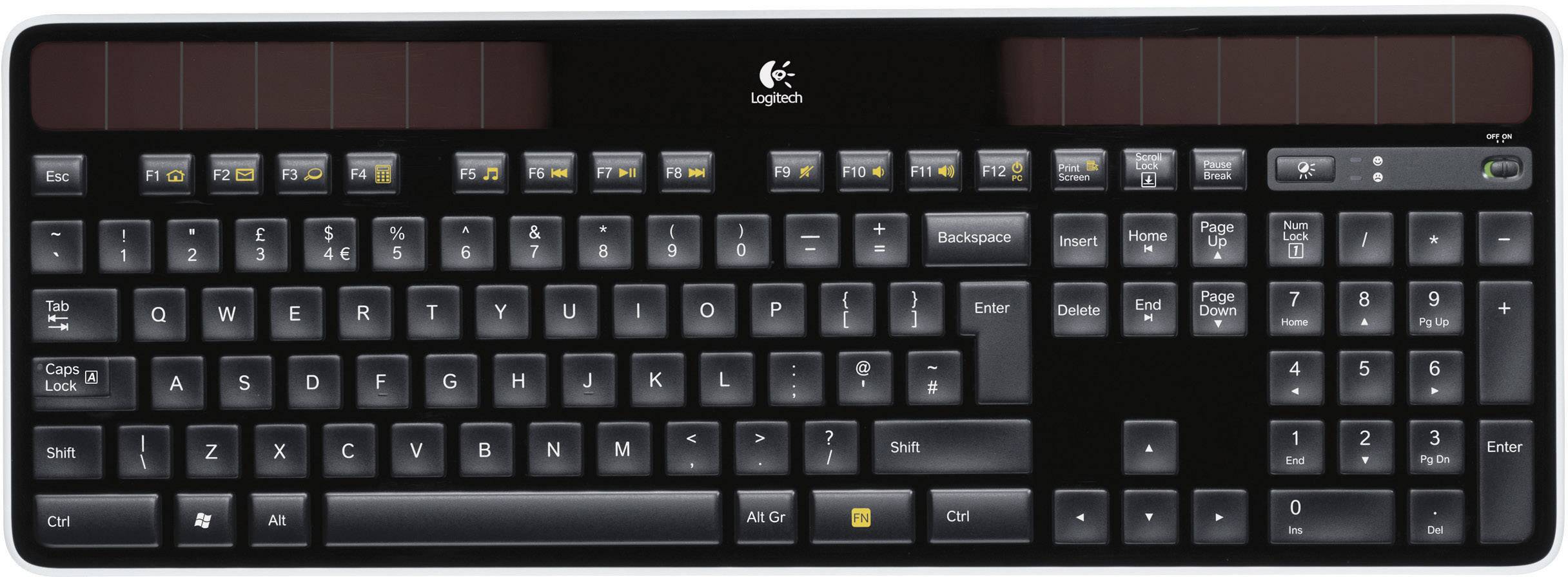 Logitech Wireless Keyboard K750 black retail Logitech Wireless Keyboard K750 black retail
