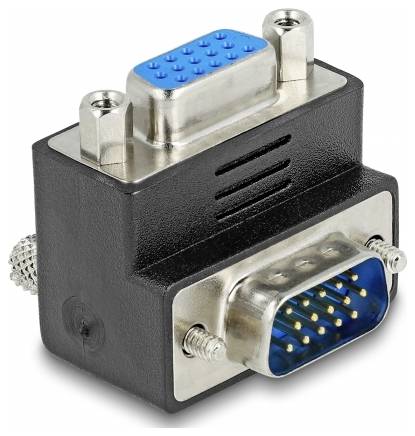 VGA Adapter Delock D-Sub15 -> D-Sub15 St/Bu, 270° 65247 65247 (BILD1)