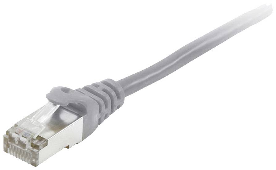 Equip Patchkabel Cat6 S/FTP 2xRJ45 0.50m grau LSZH Polybeutel - 605507