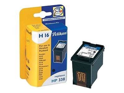 Pelikan Patrone HP338 C8765A black remanufactured 351555 351555 (BILD1)