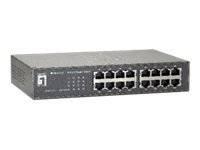 LevelOne Switch 16x GE GEU-1621 19 - GEU-1621